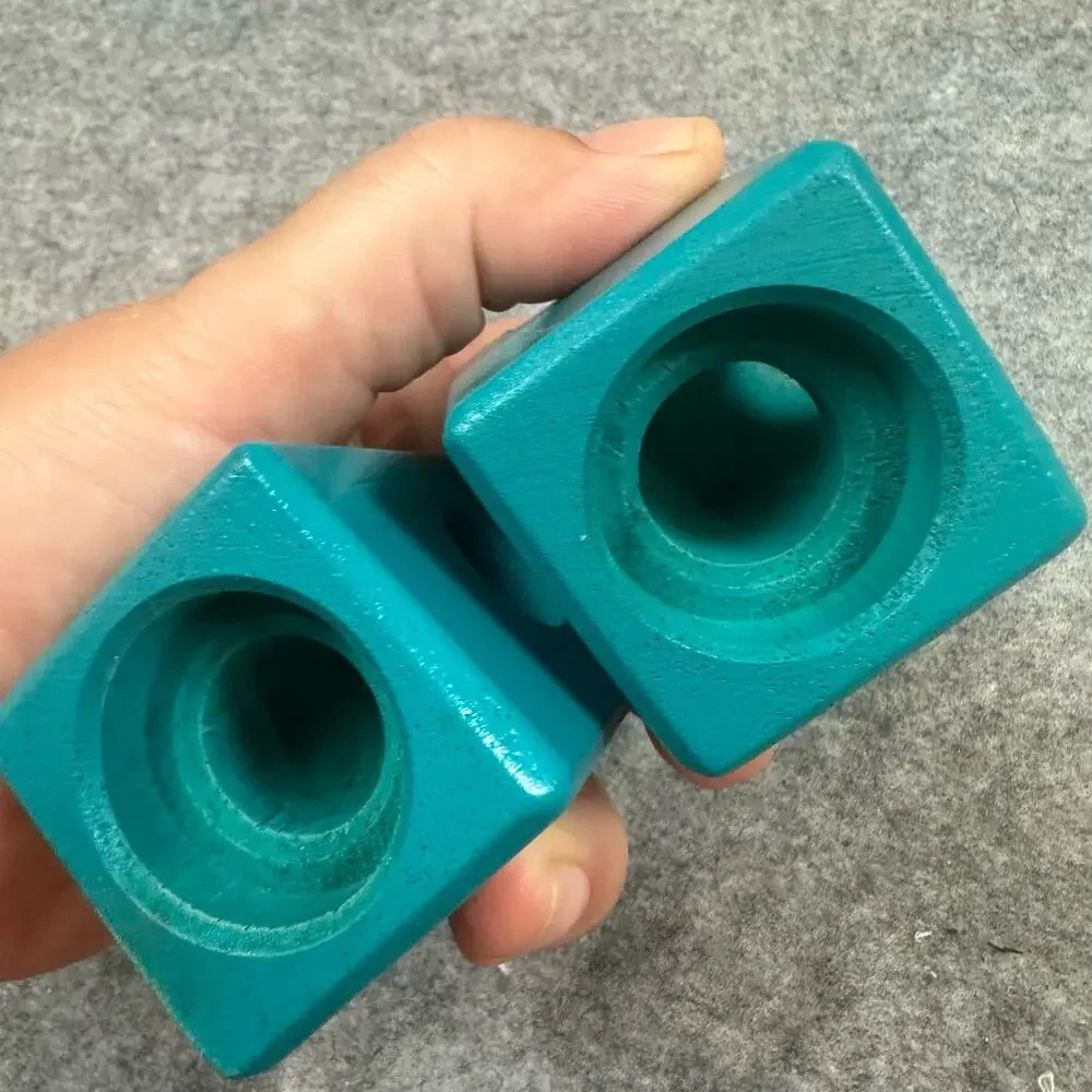 Hape Quadrilla Marble Run Replacement Pieces 2 Teal Tower Blocks Chute Parts